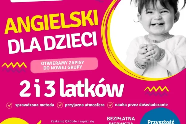 Zapisy na angielski dla 2- i 3-latków w Mediatece w Wieleniu