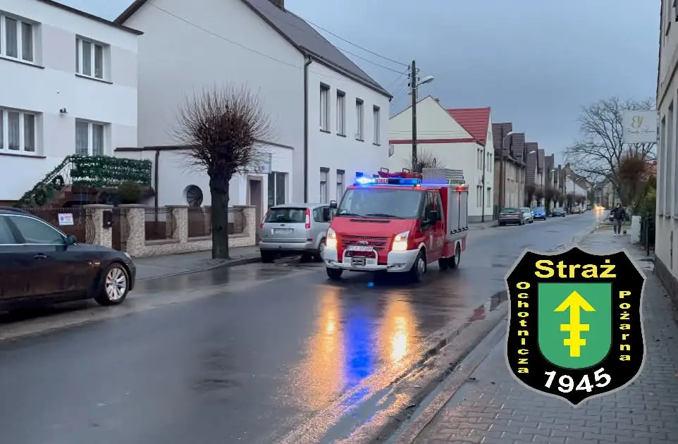 Kolizja w Krzyżu Wielkopolskim – interwencja OSP KSRG