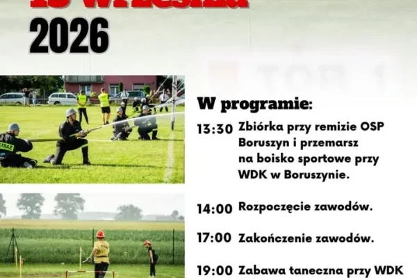 Gminne zawody sportowo-pożarnicze w Boruszynie już w niedzielę