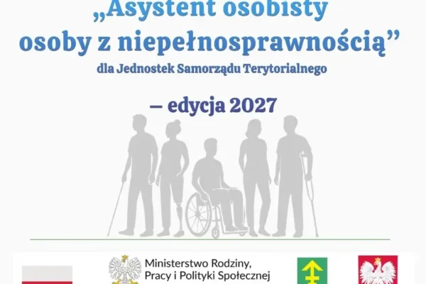 Gmina Krzyż Wielkopolski ogłasza nabór do programu „Asystent osobisty osoby z niepełnosprawnością” – edycja 2027