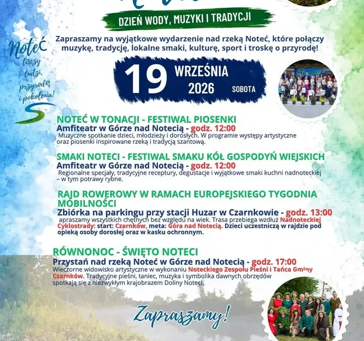 Równonoc – Święto Noteci w Górze nad Notecią już 19 września