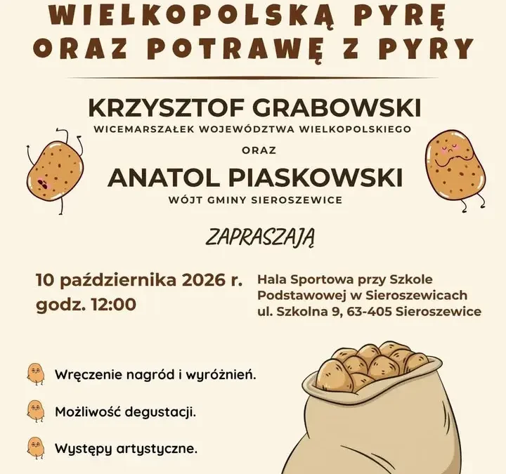 Wielkopolska pyra 2026: finał konkursu w Sieroszewicach – trwa nabór zgłoszeń
