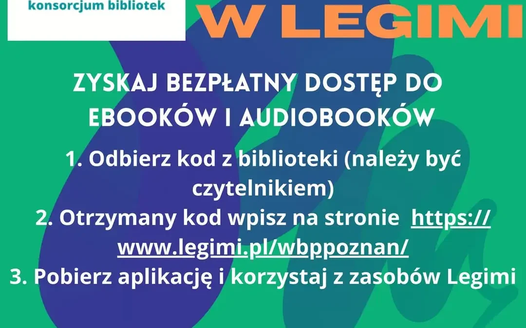 Darmowe kody do Legimi w bibliotece w Krzyżu Wielkopolskim