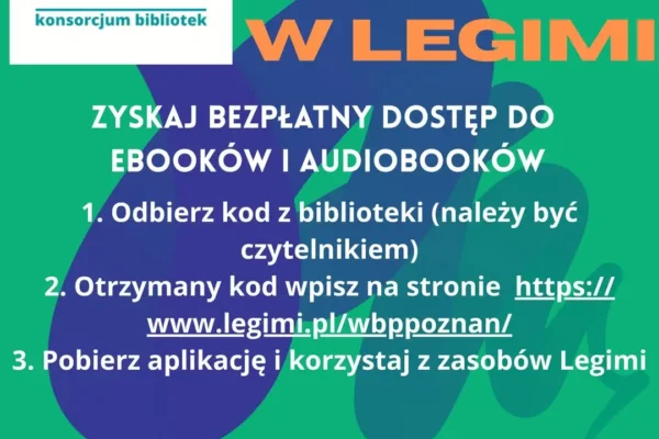 Darmowe kody do Legimi w bibliotece w Krzyżu Wielkopolskim