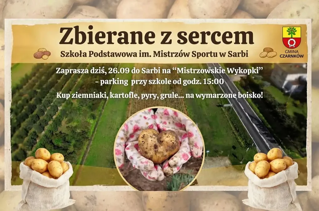 Sarbia: finał charytatywnych wykopków na wymarzone boisko