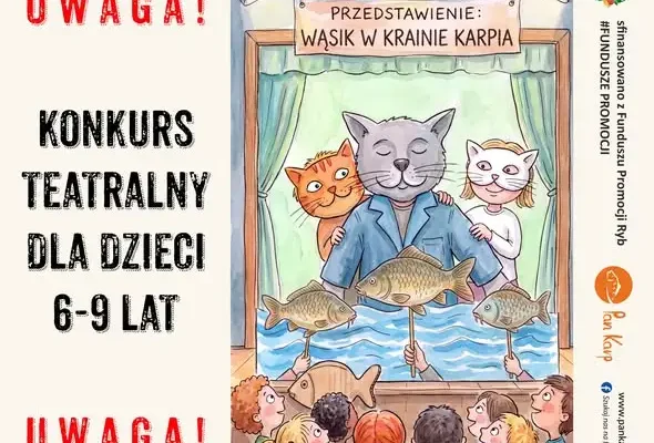 Konkurs „Wąsik w krainie karpia” dla dzieci w wieku 6-9 lat