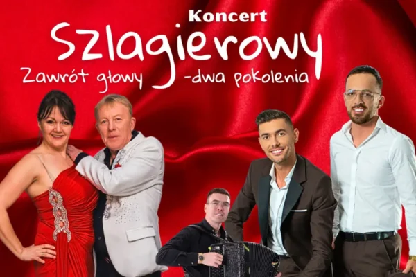 Koncert „Szlagierowy zawrót głowy” w Czarnkowie – dwa pokolenia na scenie