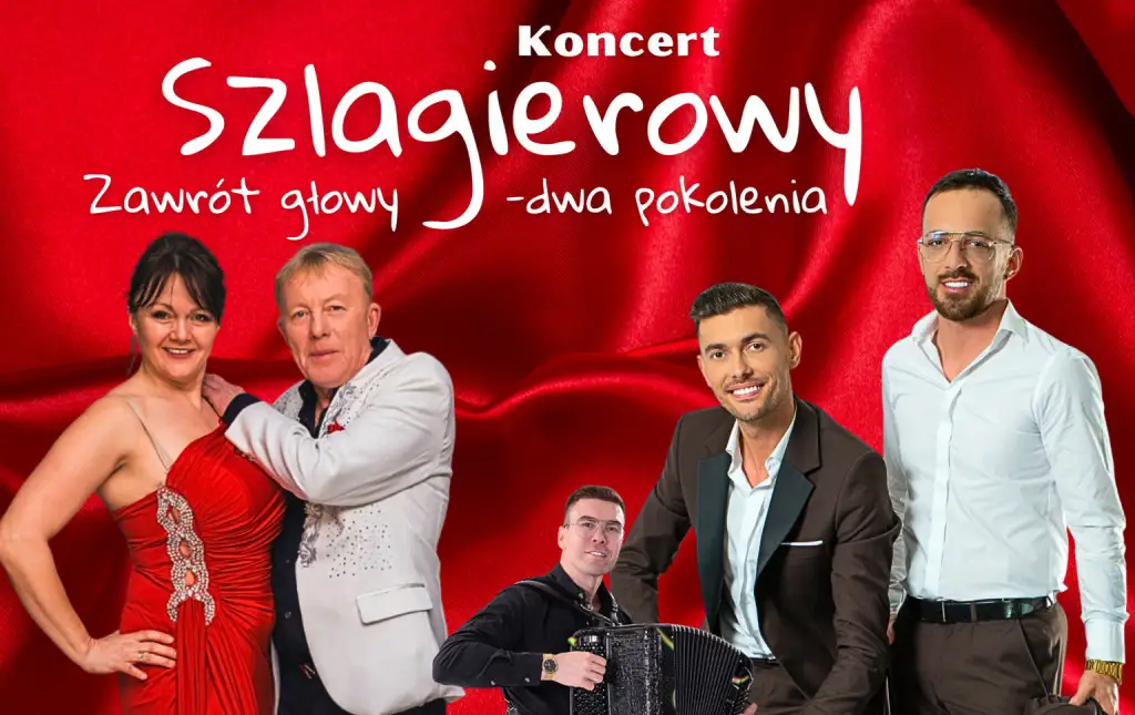 Koncert „Szlagierowy zawrót głowy” w Czarnkowie – dwa pokolenia na scenie