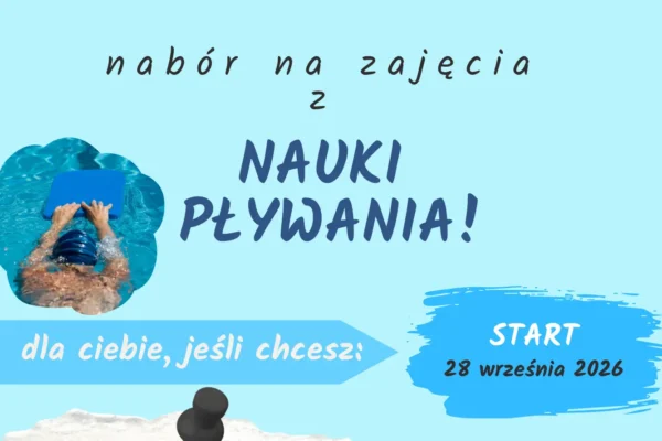 Bezpłatna nauka pływania dla dzieci i młodzieży od 10 lat – start 28 września