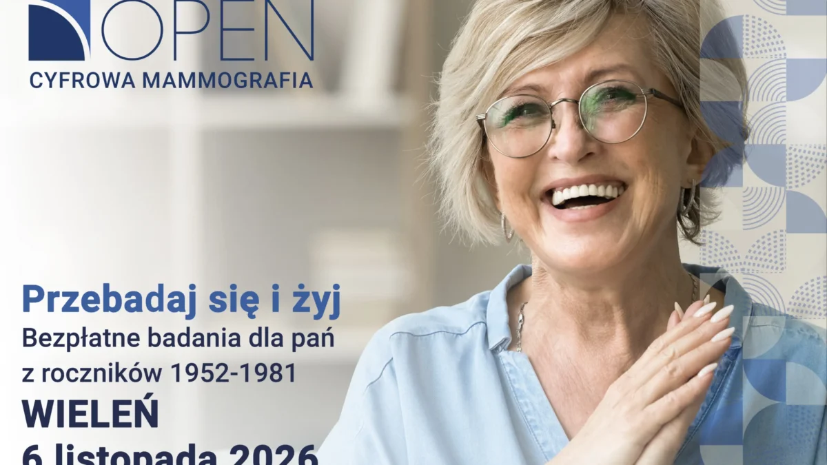 Bezpłatna mammografia w Wieleniu – 6 listopada 2026