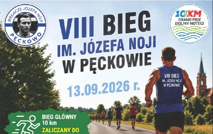 VIII Bieg im. Józefa Noji w Pęckowie – zapisy na biegi dziecięce nadal otwarte
