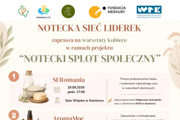 Notecki Splot Społeczny – nowy projekt dla aktywnych kobiet z regionu noteckiego