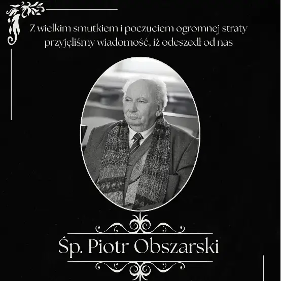 Zmarł Piotr Obszarski – wieloletni sołtys Stradunia i działacz OSP
