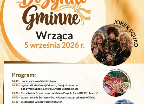 Dożynki Gminne we Wrzącej – święto plonów już w sobotę