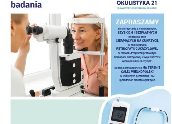 Bezpłatne badania wzroku dla diabetyków w Trzciance