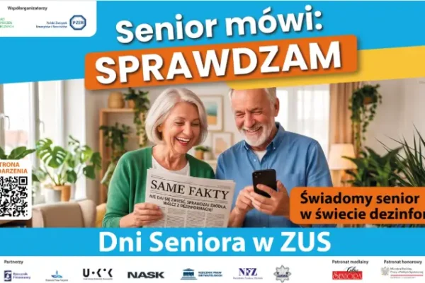 Dni Seniora 2026 w ZUS: jak nie dać się oszukać w cyfrowym świecie