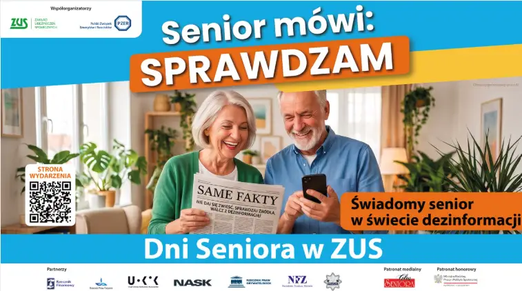 Dni Seniora 2026 w ZUS: jak nie dać się oszukać w cyfrowym świecie