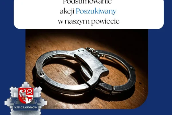 Policyjna akcja „Poszukiwany” w powiecie czarnkowsko-trzcianeckim. Zatrzymano 24-latka ukrytego za regałem