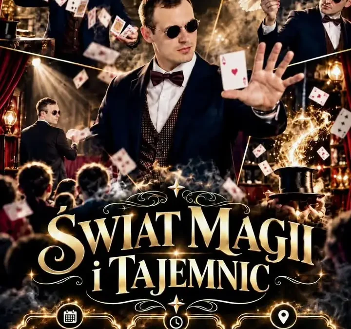 Pokaz magii i iluzji w Połajewie – Magic Lucas na scenie GOK
