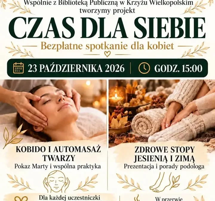 Bezpłatne spotkanie dla kobiet w Krzyżu Wielkopolskim – zadbaj o siebie w październiku