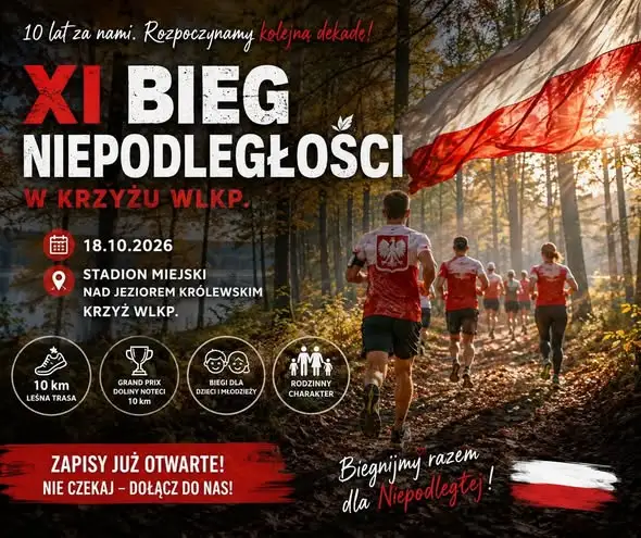 Krzyż Wielkopolski: Jesienią dwa biegi – Niepodległości i Bieg Kobiet