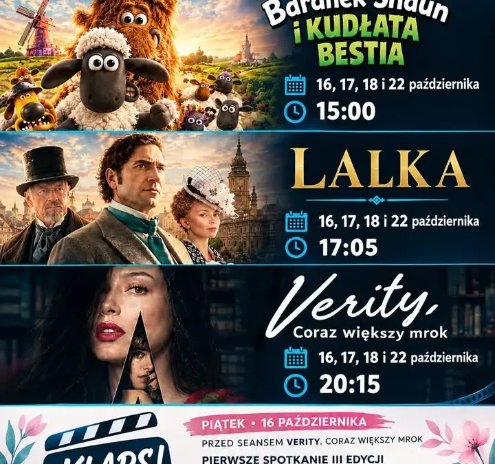 Filmowy weekend w Kinie za Rogiem w Wieleniu – repertuar na październik