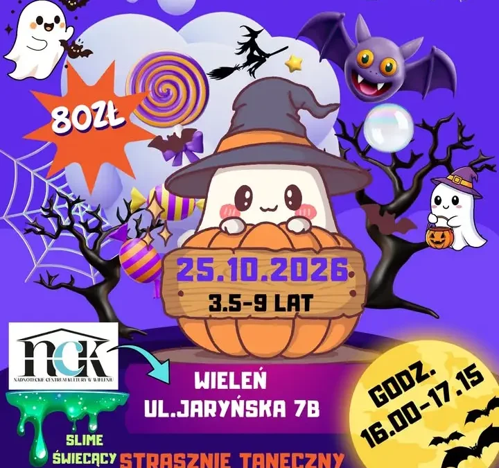 Halloween Party w Wieleniu – taneczna zabawa dla dzieci już 25 października
