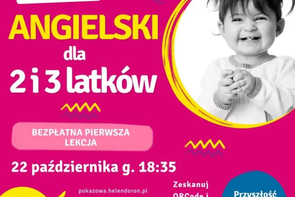 Wieleń: rusza nowa grupa nauki angielskiego dla 2- i 3-latków
