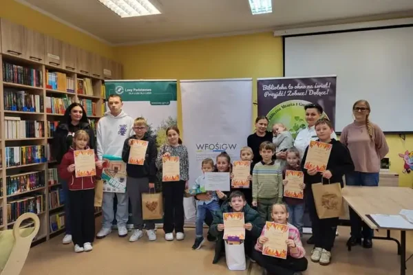 Jesienny konkurs „Cztery Pory Roku” rozstrzygnięty w bibliotece