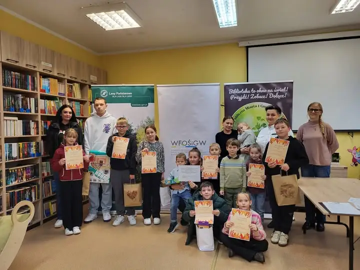 Jesienny konkurs „Cztery Pory Roku” rozstrzygnięty w bibliotece