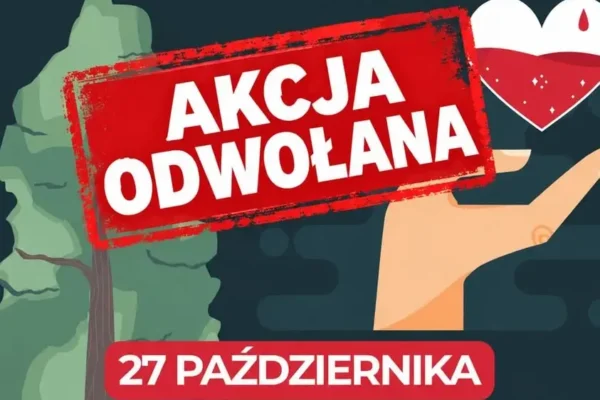 Odwołana akcja krwiodawstwa w Wieleniu. Organizatorzy pytają RCKiK: dlaczego?