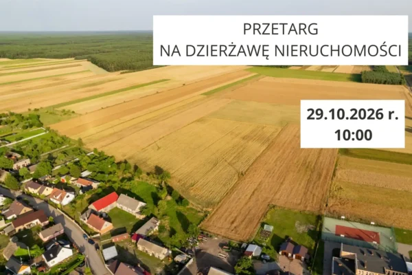 Gmina Drawsko ogłasza przetarg na dzierżawę działki rolnej w Pęckowie